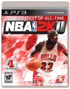 Michael Jordan NBA 2K11 cover