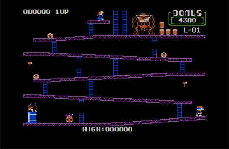 Apple II Donkey Kong