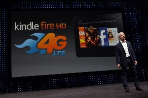 Jeff Bezos Kindle HD launch