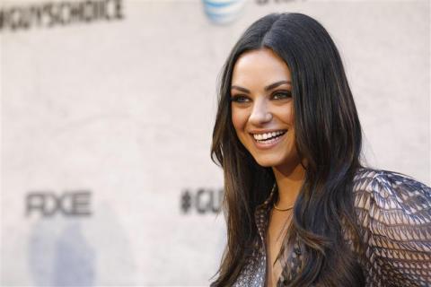 Actress Kunis poses at the 5th annual Spike TV's Guys Choice awards in Culver City