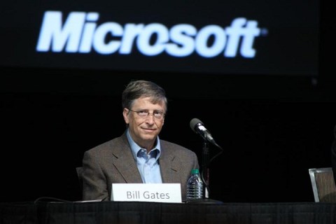 Chairman Bill Gates attends the Microsoft Shareholders meeting in Bellevue, Washington