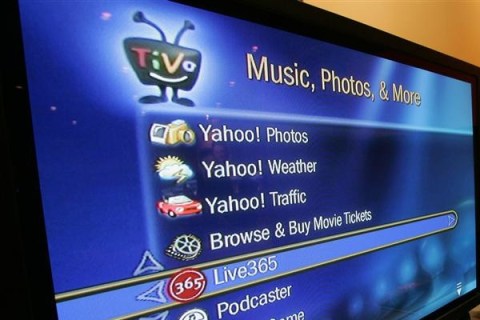 Internet-enabled TiVo digital video recorders displayed at the Consumer Electronics Show in Las Vegas