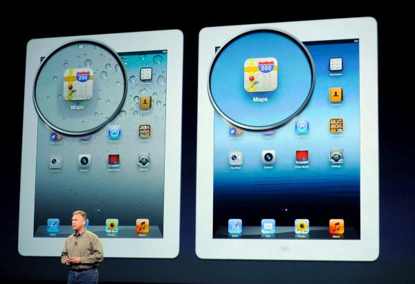 New iPad "Retina" display