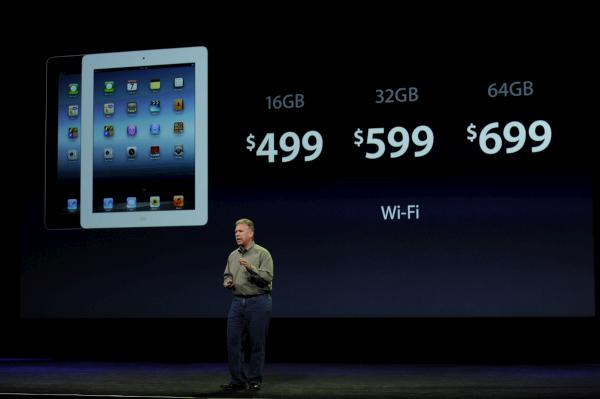 New iPad pricing