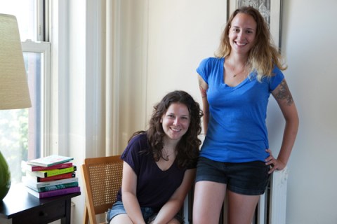 Emily Gould and Ruth Curry, Brooklyn, NY, July 2011.