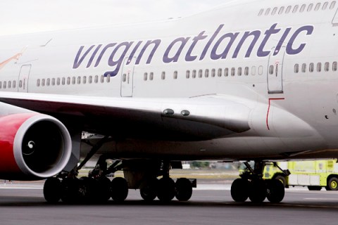 Virgin Atlantic Airways flight VS001, carrying Richard Brans