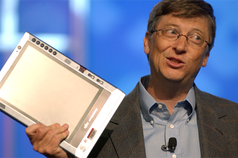Bill Gates with Tablet PC