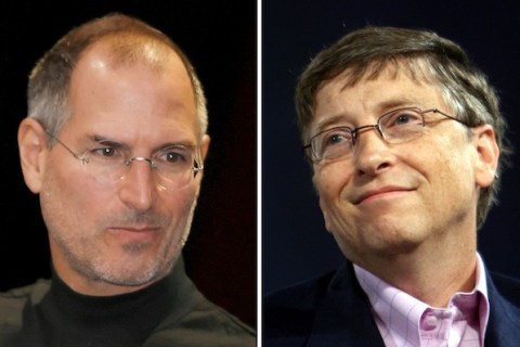 Steve Jobs and Bill Gates