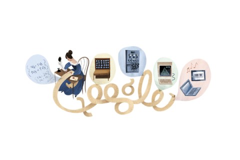 Google Doodle of Ada Lovelace