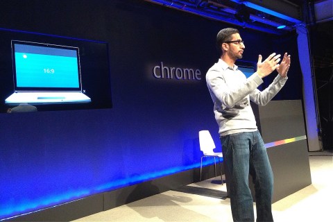 Sundar Pichai introduces the Chromebook Pixel