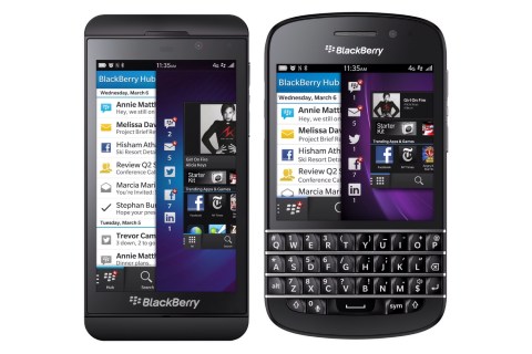 BlackBerry Z10 and BlackBerry Q10