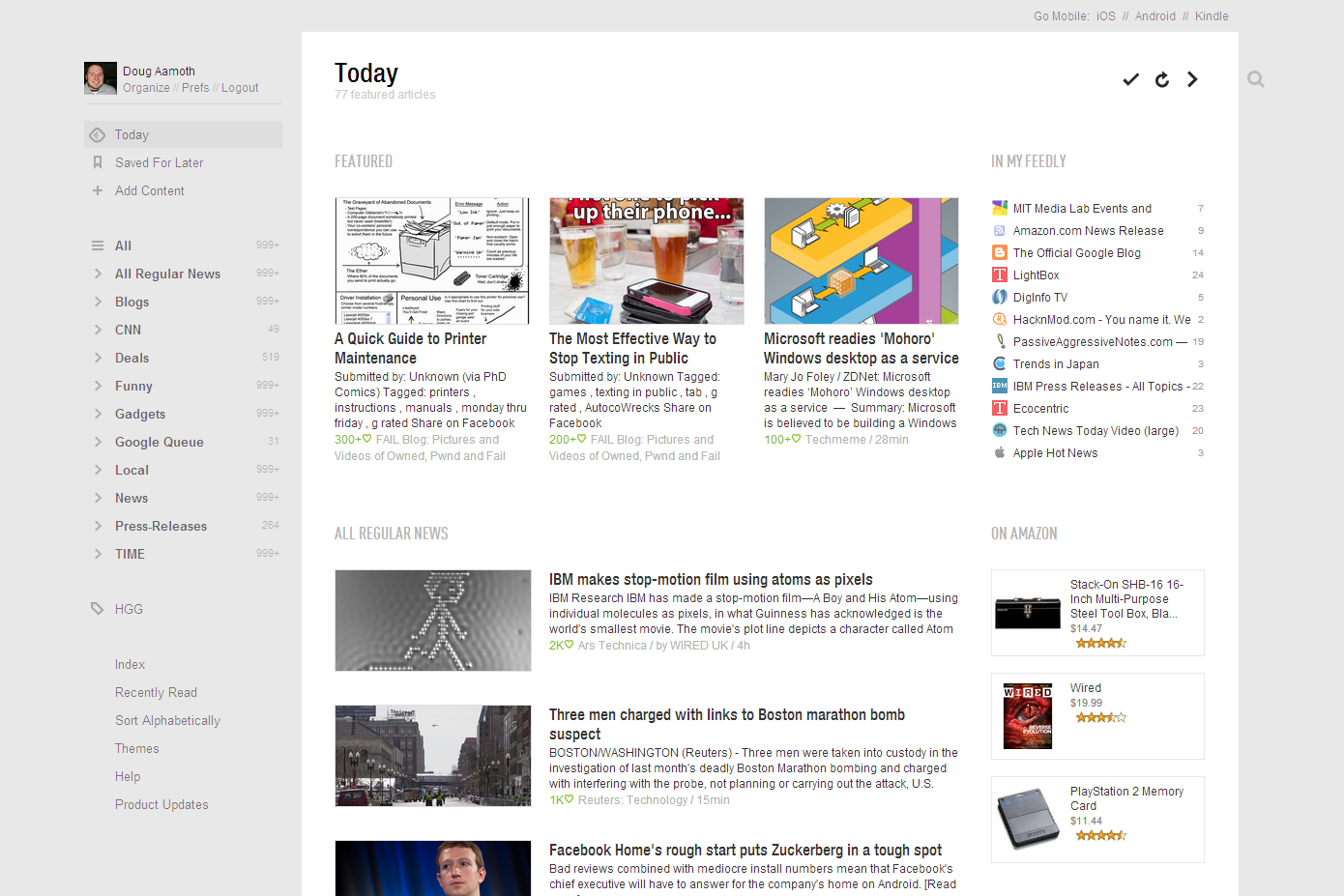 best feedly feeds