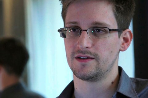 Edward Snowden is seen in this still image taken from video during an interview by The Guardian in his hotel room in Hong Kong, on June 6, 2013.