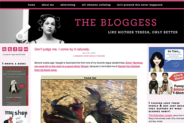 Jenny Lawson, The Bloggess | The 25 Best Bloggers, 2013 Edition 