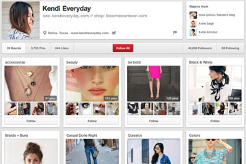 Kendi Everyday, Who to Follow on Pinterest: Top 30 Pinners