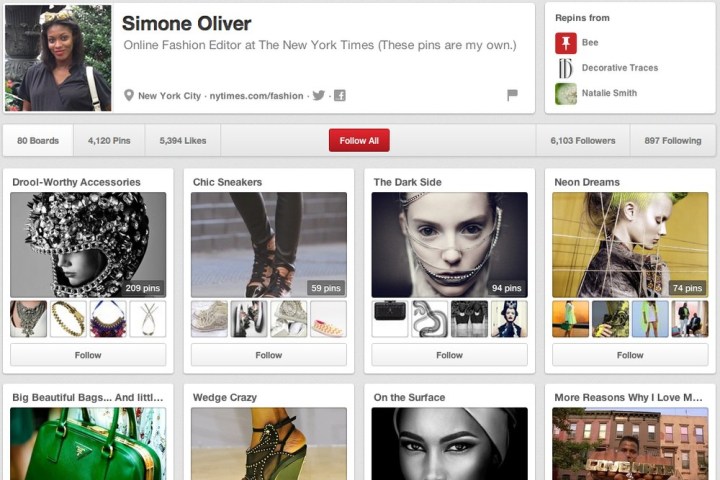 Simone Oliver, Who to Follow on Pinterest: Top 30 Pinners