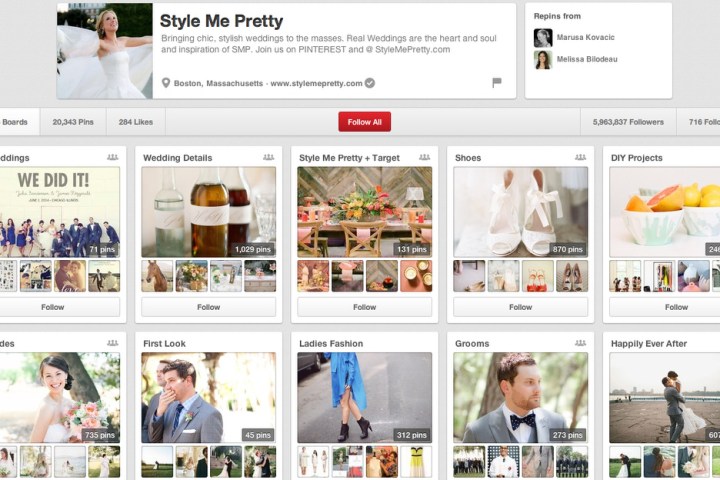Style Me Pretty, Who to Follow on Pinterest: Top 30 Pinners