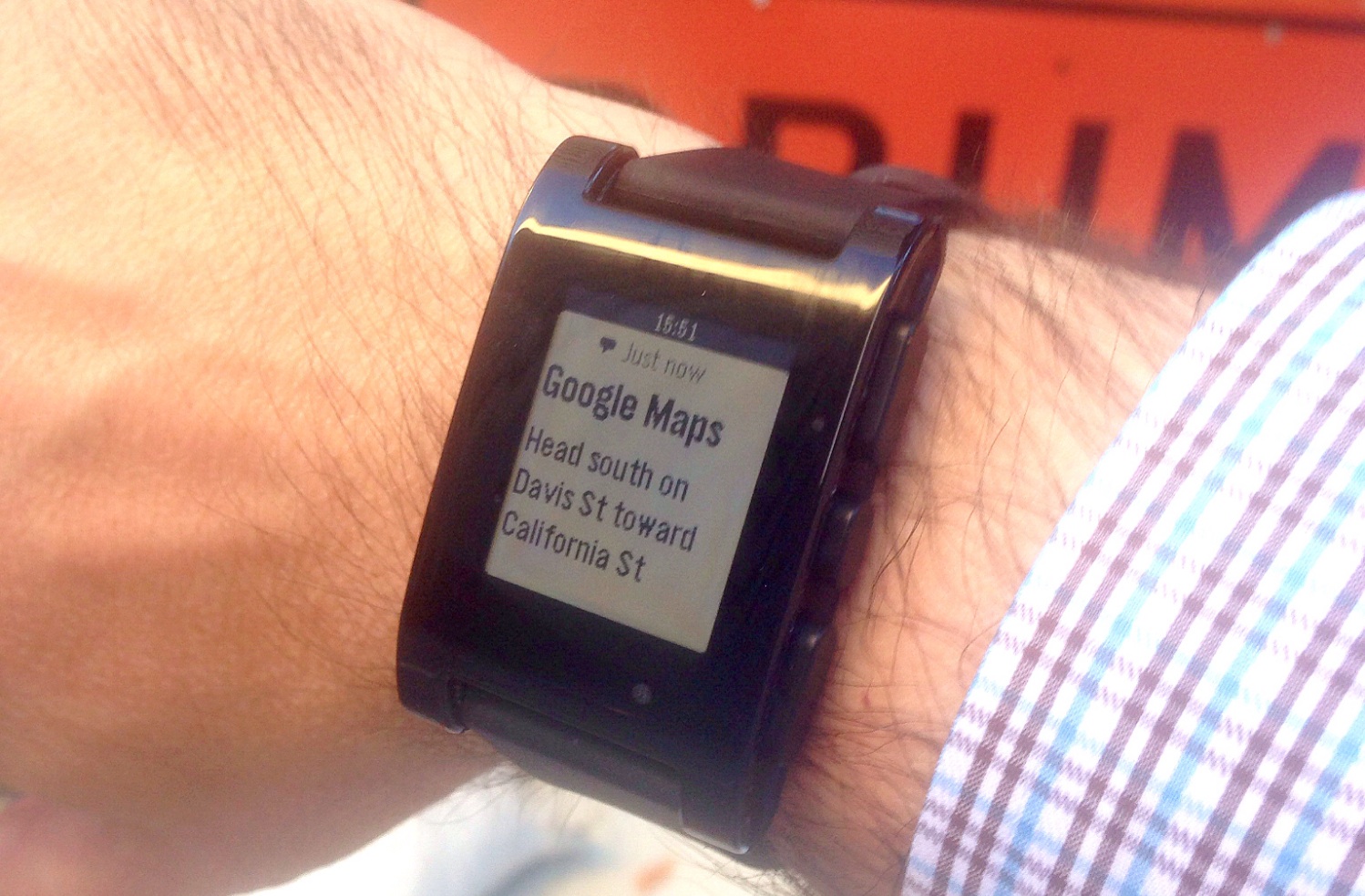 Pebble on sale watch ios