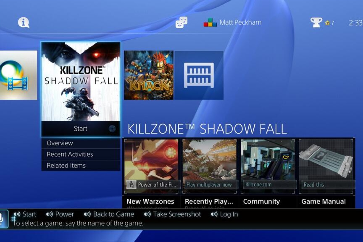 Life with Sony’s PlayStation 4 Online Sizing Up the Dynamic Menu