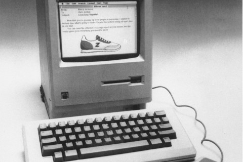 This is the Apple Macintosh that was unveiled in Cupertino, Calif., on Jan. 24, 1984.